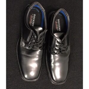 Dockers Stain Defender  Leather Sure Grip Memory Foam Shoes Loafers Men's 7M Blk